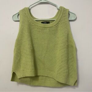 Lulu's Light Green Knit Sweater